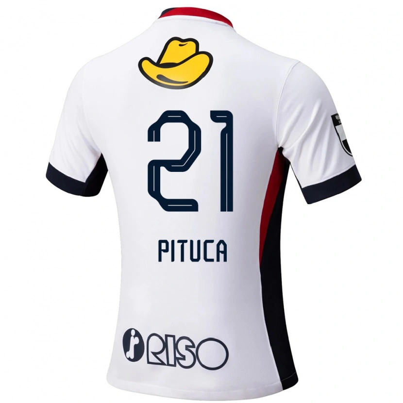 Danxen Dětské Diego Pituca #21 Červená Černá Daleko Hráčské Dresy 2025/26 Dres