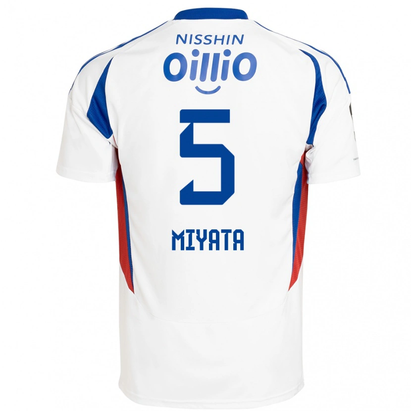 Danxen Dětské Haru Miyata #5 Královská Modrá Bílá Daleko Hráčské Dresy 2025/26 Dres