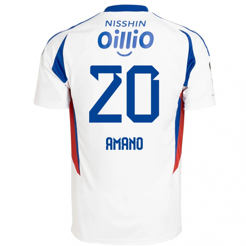 Danxen Dětské Jun Amano #20 Královská Modrá Bílá Daleko Hráčské Dresy 2025/26 Dres