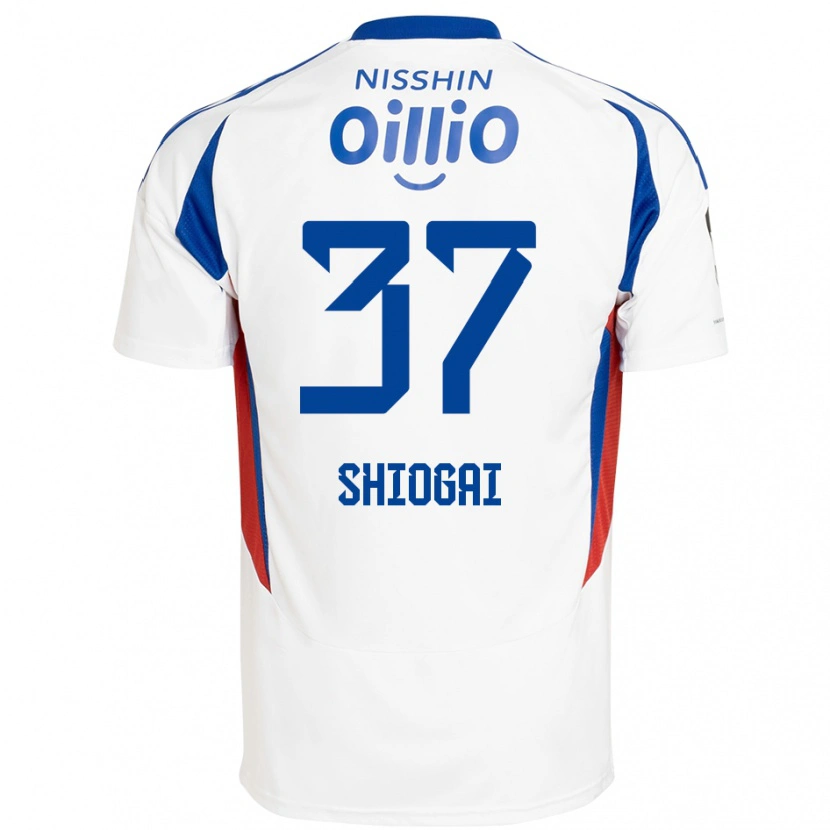 Danxen Dětské Kento Shiogai #37 Královská Modrá Bílá Daleko Hráčské Dresy 2025/26 Dres