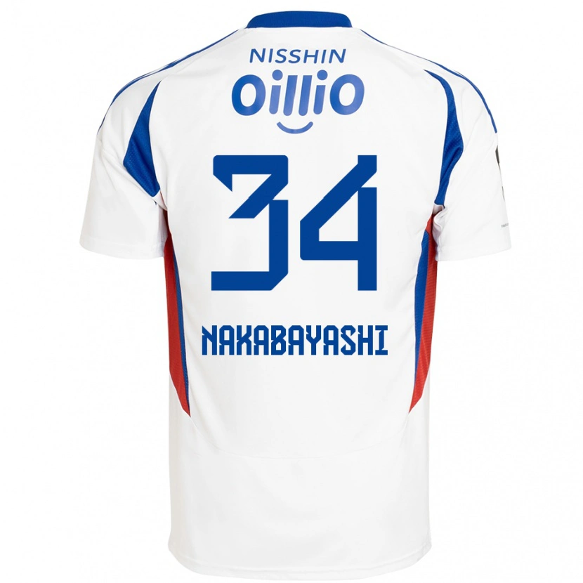 Danxen Dětské Hirotsugu Nakabayashi #34 Královská Modrá Bílá Daleko Hráčské Dresy 2025/26 Dres