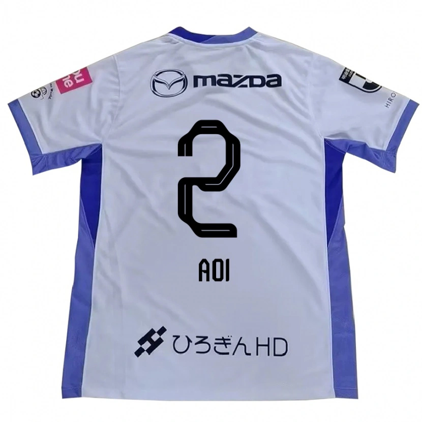 Danxen Dětské Yutaro Aoi #2 Fialová Oranžová Daleko Hráčské Dresy 2025/26 Dres