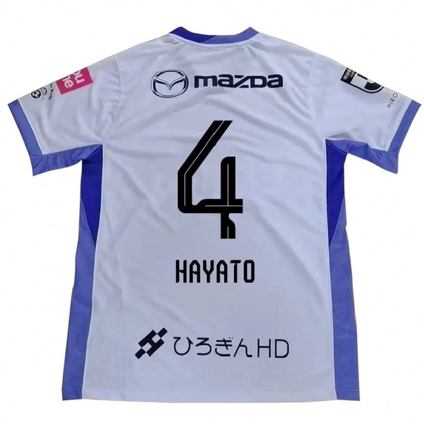 Danxen Dětské Hayato Araki #4 Fialová Oranžová Daleko Hráčské Dresy 2025/26 Dres