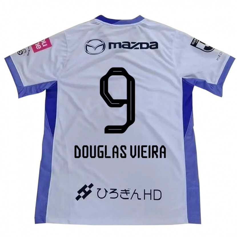 Danxen Dětské Douglas Vieira #9 Fialová Oranžová Daleko Hráčské Dresy 2025/26 Dres