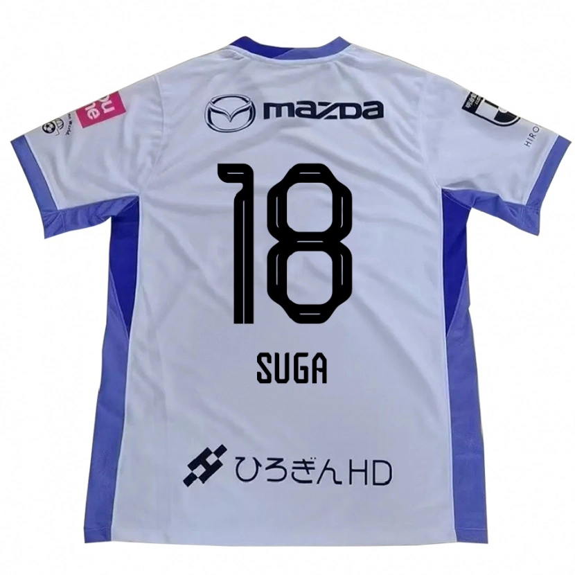 Danxen Dětské Daiki Suga #18 Fialová Oranžová Daleko Hráčské Dresy 2025/26 Dres