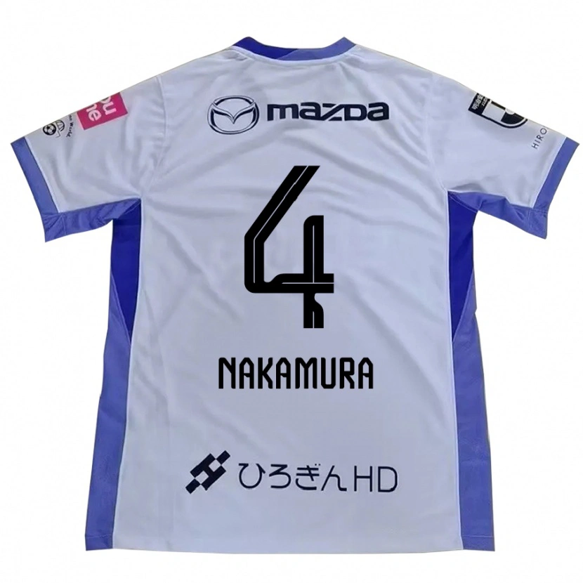 Danxen Dětské Kaede Nakamura #4 Fialová Oranžová Daleko Hráčské Dresy 2025/26 Dres