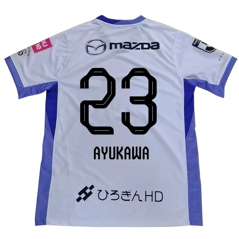Danxen Dětské Shun Ayukawa #23 Fialová Oranžová Daleko Hráčské Dresy 2025/26 Dres