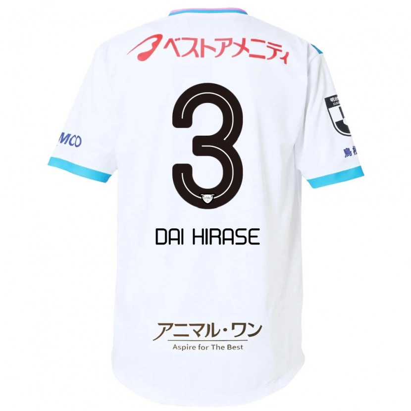 Danxen Dětské Dai Hirase #3 Modrá Růžová Daleko Hráčské Dresy 2025/26 Dres