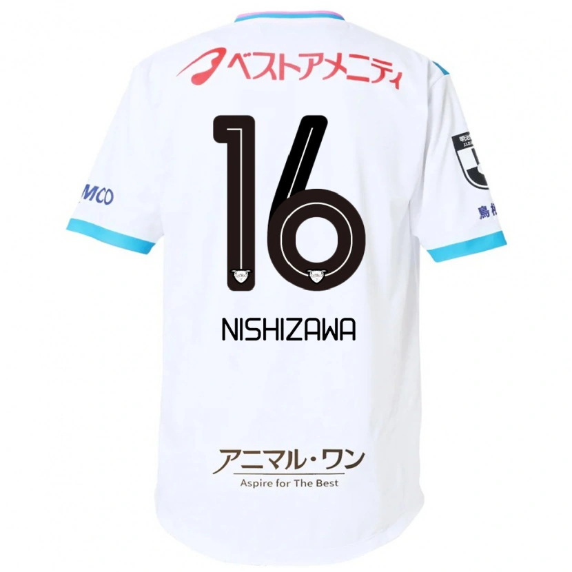 Danxen Dětské Kenta Nishizawa #16 Modrá Růžová Daleko Hráčské Dresy 2025/26 Dres
