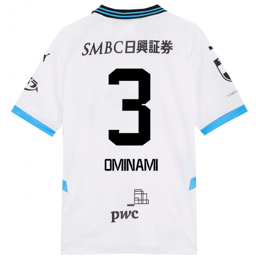 Danxen Dětské Takuma Ominami #3 Nebesky Modrá Černá Daleko Hráčské Dresy 2025/26 Dres