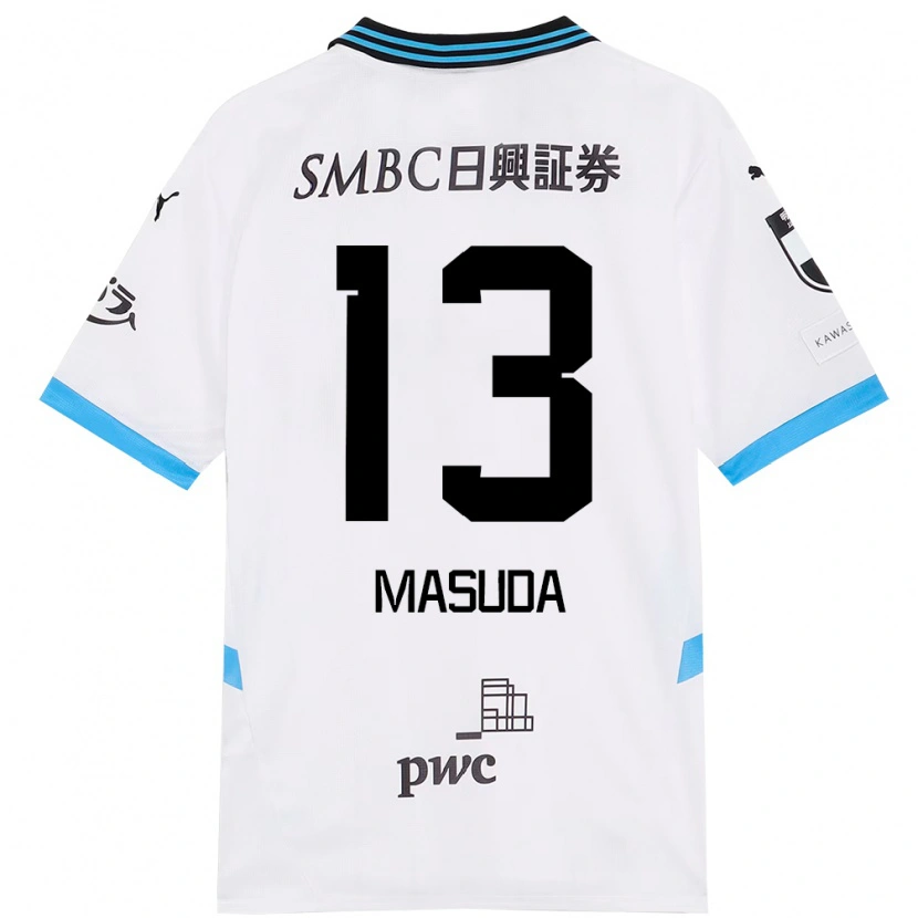 Danxen Dětské Hinata Masuda #13 Nebesky Modrá Černá Daleko Hráčské Dresy 2025/26 Dres