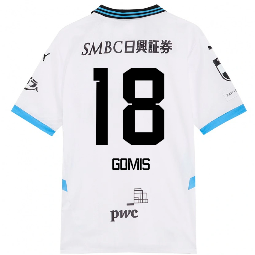Danxen Dětské Bafétimbi Gomis #18 Nebesky Modrá Černá Daleko Hráčské Dresy 2025/26 Dres