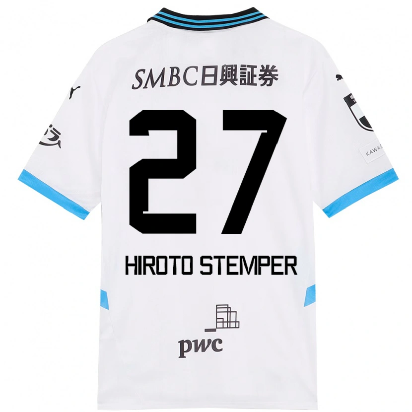 Danxen Dětské Luka Hiroto Stemper #27 Nebesky Modrá Černá Daleko Hráčské Dresy 2025/26 Dres