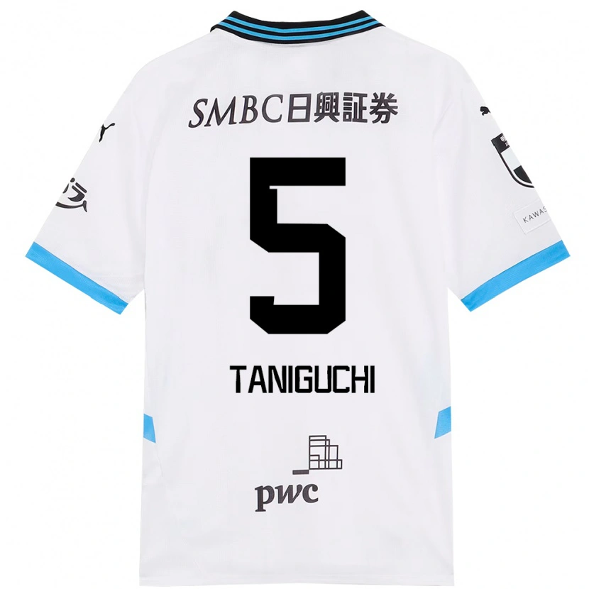 Danxen Dětské Shogo Taniguchi #5 Nebesky Modrá Černá Daleko Hráčské Dresy 2025/26 Dres