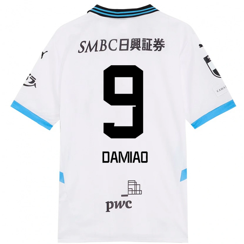 Danxen Dětské Leandro Damiao #9 Nebesky Modrá Černá Daleko Hráčské Dresy 2025/26 Dres