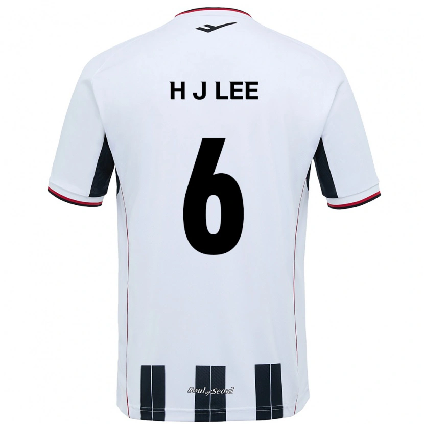 Danxen Dětské Ju-Hwan Lee #6 Černá Červená Daleko Hráčské Dresy 2025/26 Dres
