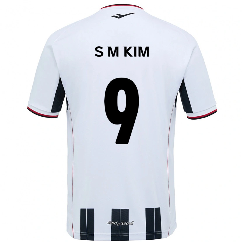 Danxen Dětské Min-Sung Kim #9 Černá Červená Daleko Hráčské Dresy 2025/26 Dres