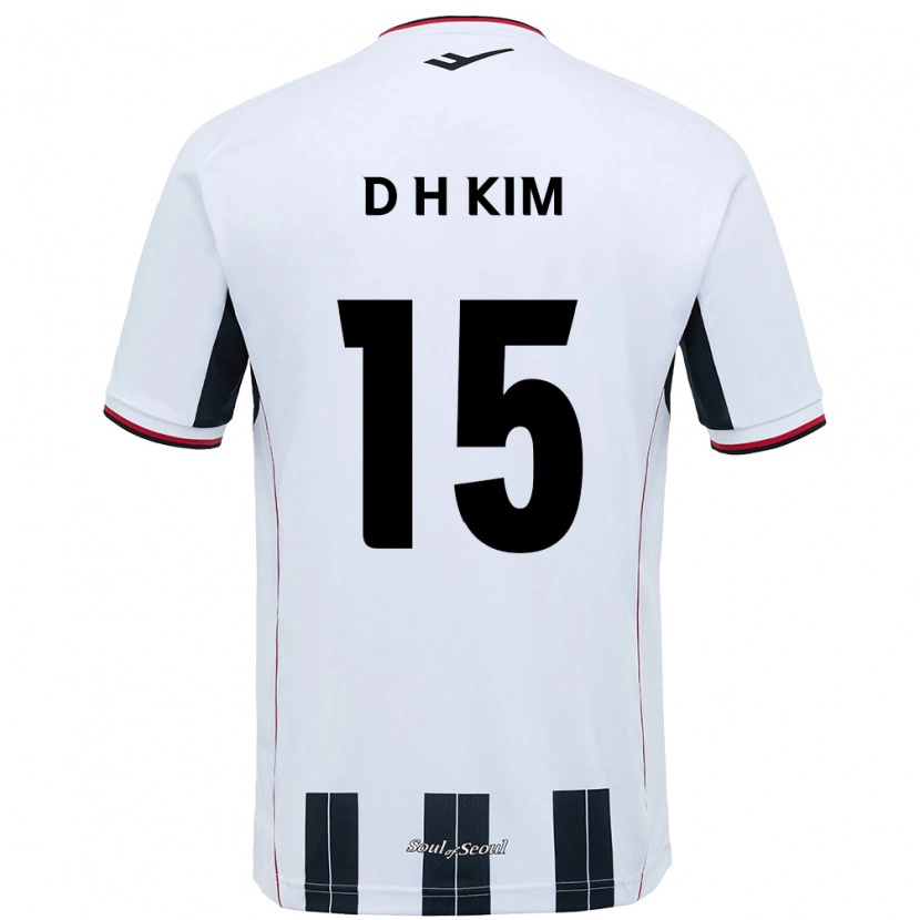 Danxen Dětské Hyeon-Deok Kim #15 Černá Červená Daleko Hráčské Dresy 2025/26 Dres