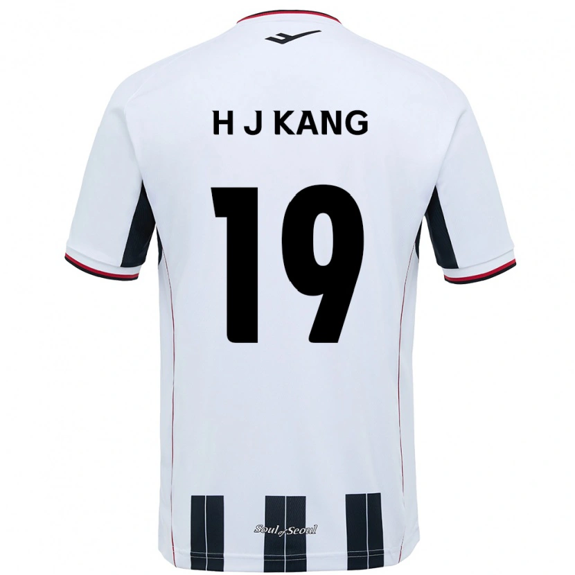 Danxen Dětské Ju-Hyeok Kang #19 Černá Červená Daleko Hráčské Dresy 2025/26 Dres