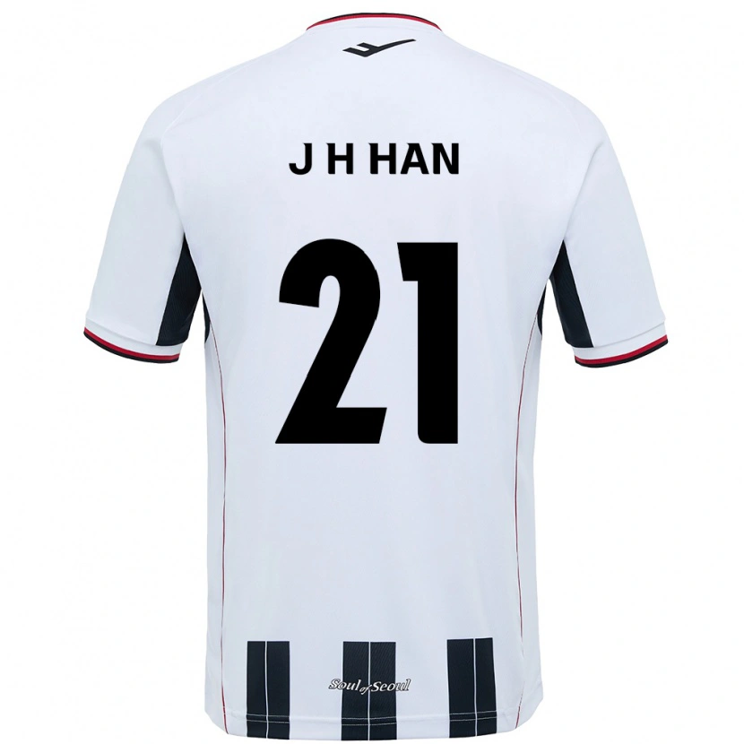 Danxen Dětské Jun-Hee Han #21 Černá Červená Daleko Hráčské Dresy 2025/26 Dres