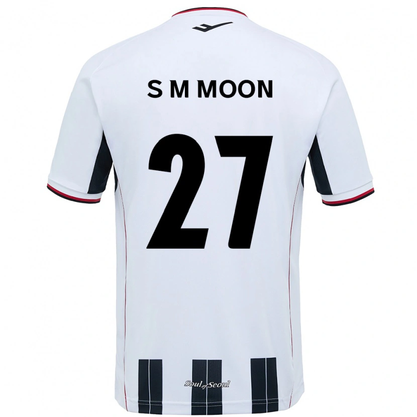 Danxen Dětské Seon-Min Moon #27 Černá Červená Daleko Hráčské Dresy 2025/26 Dres