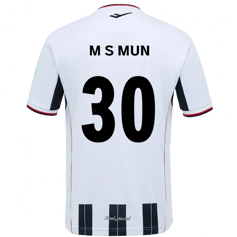 Danxen Dětské Seong-Min Mun #30 Černá Červená Daleko Hráčské Dresy 2025/26 Dres