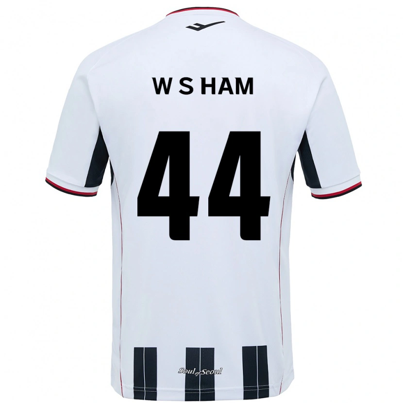 Danxen Dětské Sun-Woo Ham #44 Černá Červená Daleko Hráčské Dresy 2025/26 Dres