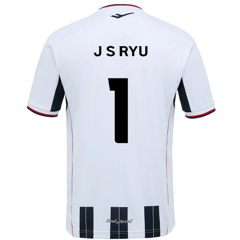 Danxen Dětské Ryu Ji-Soo #1 Černá Červená Daleko Hráčské Dresy 2025/26 Dres