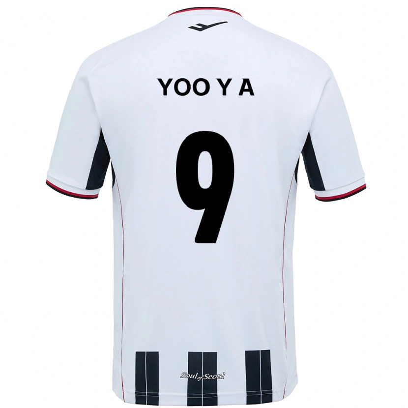 Danxen Dětské Yoo Young-A #9 Černá Červená Daleko Hráčské Dresy 2025/26 Dres