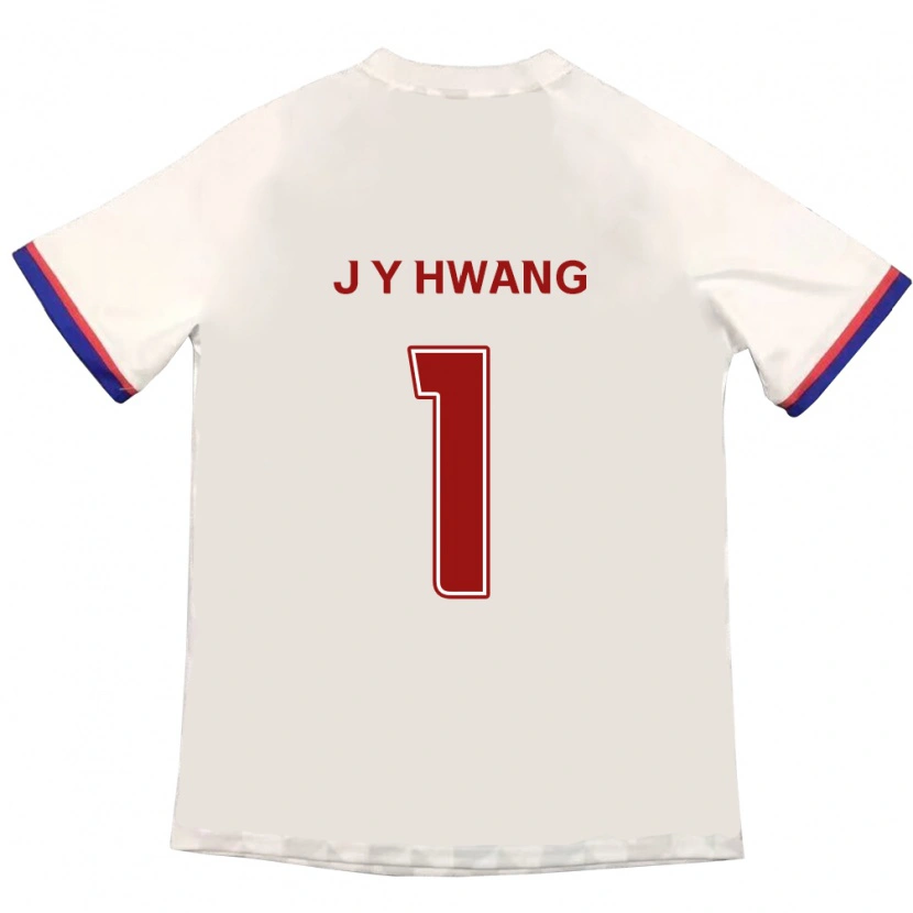 Danxen Dětské Jae-Yun Hwang #1 Královská Modrá Červená Daleko Hráčské Dresy 2025/26 Dres