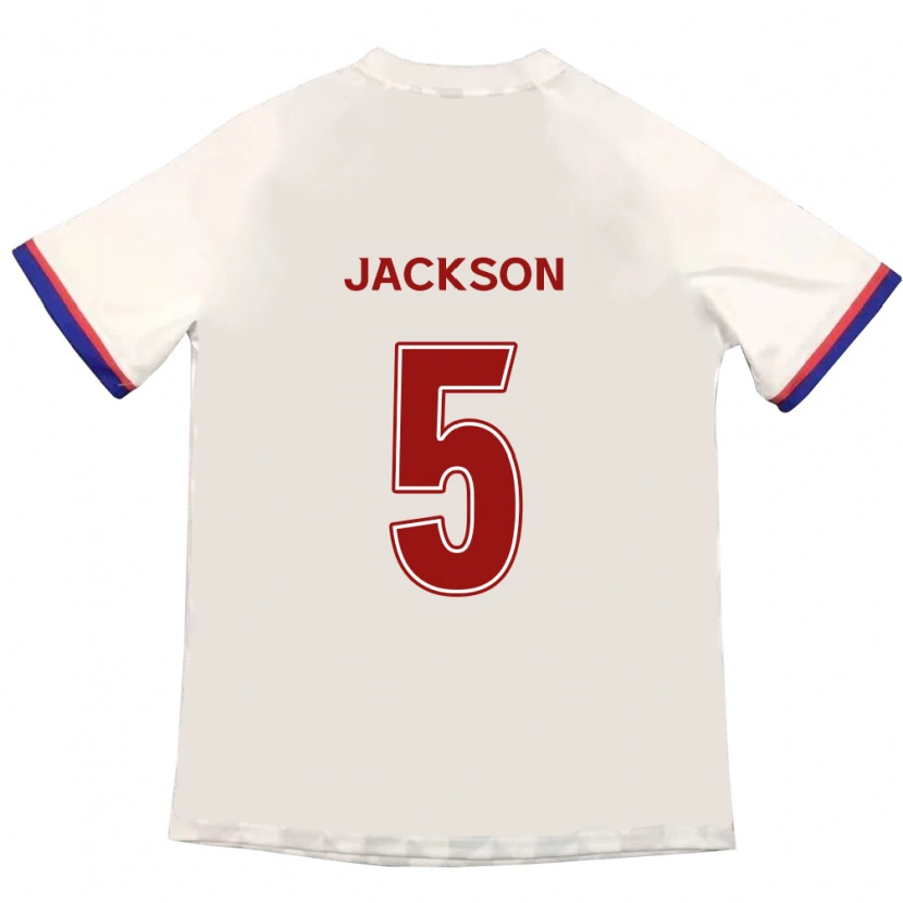 Danxen Dětské Lachlan Jackson #5 Královská Modrá Červená Daleko Hráčské Dresy 2025/26 Dres
