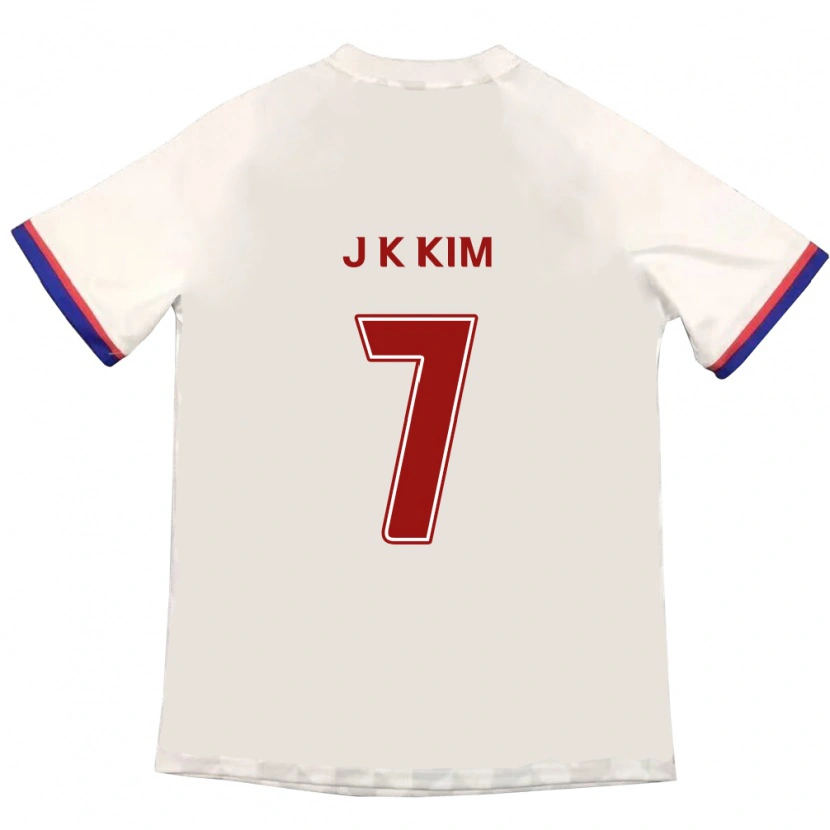 Danxen Dětské Ki-Jun Kim #7 Královská Modrá Červená Daleko Hráčské Dresy 2025/26 Dres