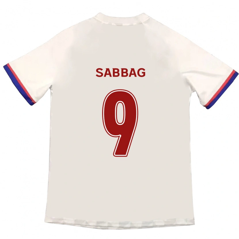 Danxen Dětské Pablo Sabbag #9 Královská Modrá Červená Daleko Hráčské Dresy 2025/26 Dres