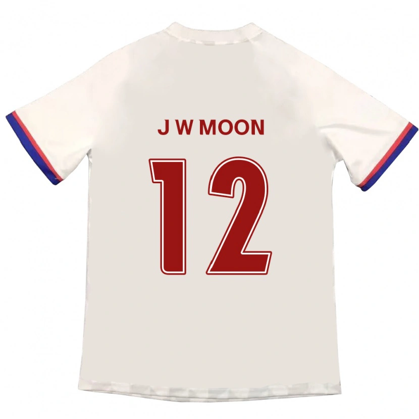 Danxen Dětské Jung-Woo Moon #12 Královská Modrá Červená Daleko Hráčské Dresy 2025/26 Dres