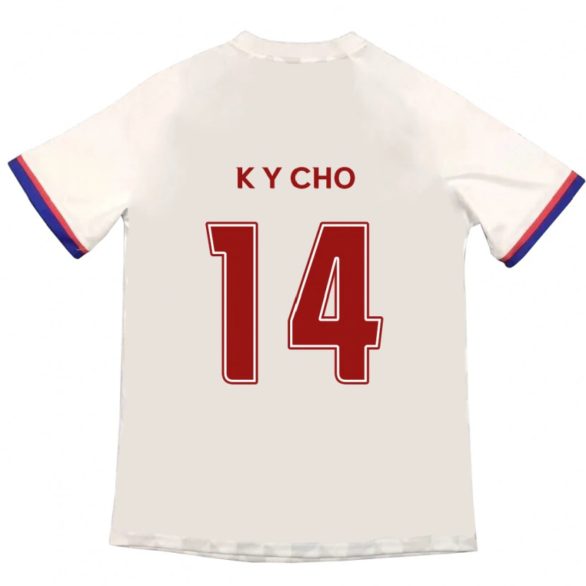 Danxen Dětské Yun-Kwon Cho #14 Královská Modrá Červená Daleko Hráčské Dresy 2025/26 Dres