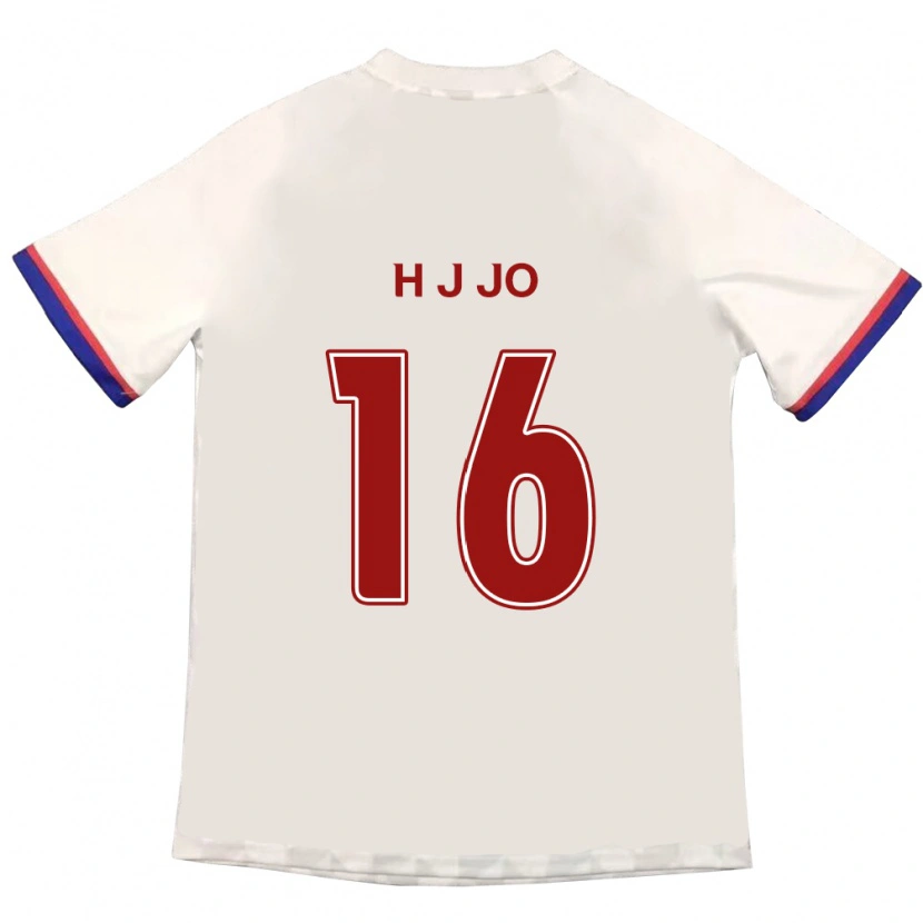 Danxen Dětské Jun-Hyun Jo #16 Královská Modrá Červená Daleko Hráčské Dresy 2025/26 Dres