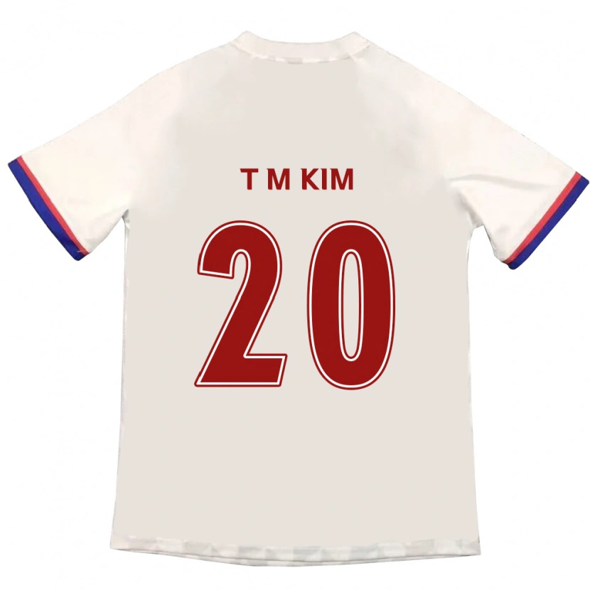 Danxen Dětské Tae-Min Kim #20 Královská Modrá Červená Daleko Hráčské Dresy 2025/26 Dres