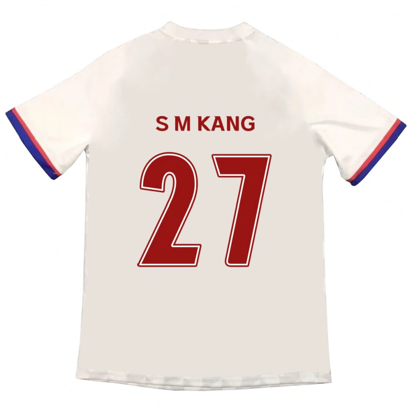 Danxen Dětské Min-Sung Kang #27 Královská Modrá Červená Daleko Hráčské Dresy 2025/26 Dres