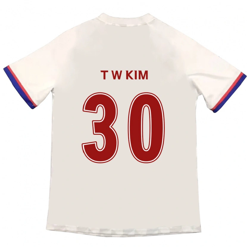 Danxen Dětské Tae-Woo Kim #30 Královská Modrá Červená Daleko Hráčské Dresy 2025/26 Dres