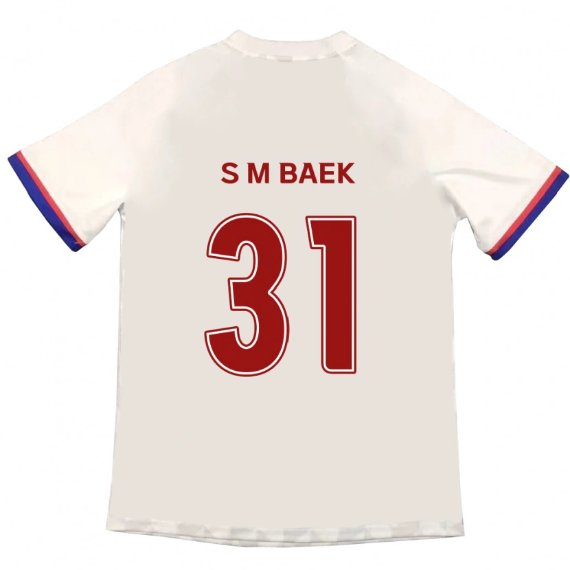 Danxen Dětské Seung-Min Baek #31 Královská Modrá Červená Daleko Hráčské Dresy 2025/26 Dres