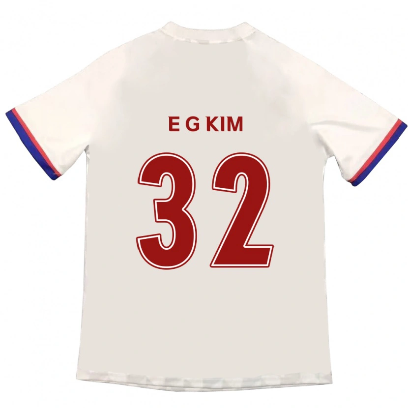 Danxen Dětské Eun-Gyeom Kim #32 Královská Modrá Červená Daleko Hráčské Dresy 2025/26 Dres