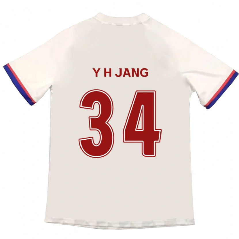 Danxen Dětské Yun-Ho Jang #34 Královská Modrá Červená Daleko Hráčské Dresy 2025/26 Dres