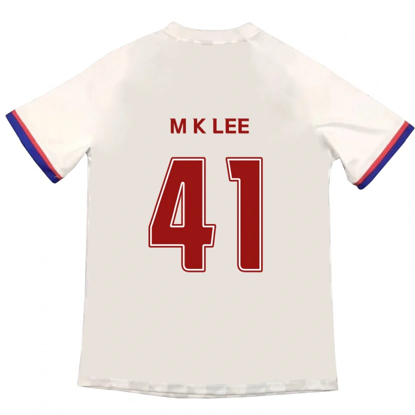 Danxen Dětské Kyung-Min Lee #41 Královská Modrá Červená Daleko Hráčské Dresy 2025/26 Dres
