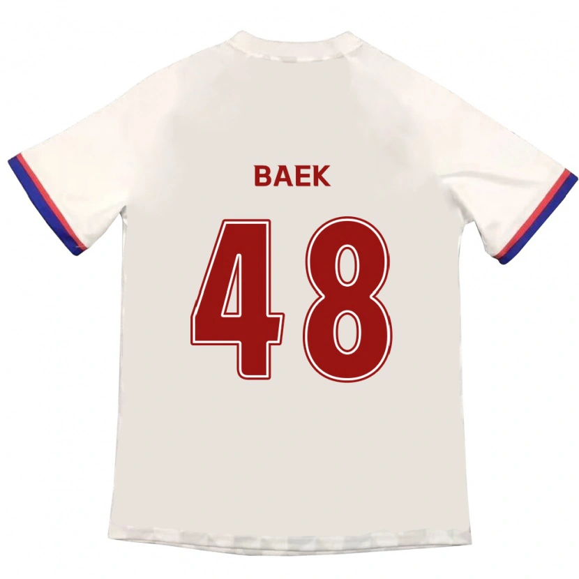 Danxen Dětské Kyeong Baek #48 Královská Modrá Červená Daleko Hráčské Dresy 2025/26 Dres