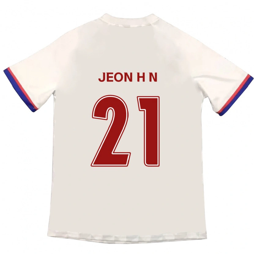 Danxen Dětské Jeon Ha-Neul #21 Královská Modrá Červená Daleko Hráčské Dresy 2025/26 Dres