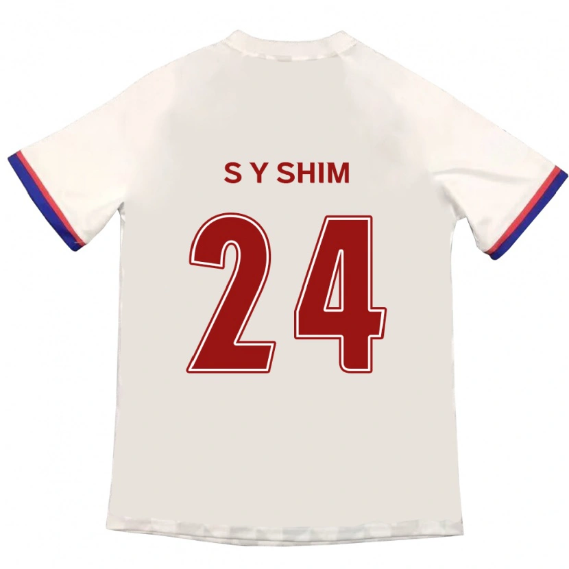 Danxen Dětské Shim Seo-Yeon #24 Královská Modrá Červená Daleko Hráčské Dresy 2025/26 Dres
