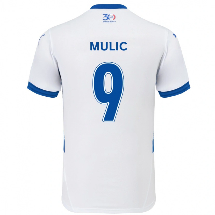 Danxen Dětské Fejsal Mulic #9 Královská Modrá Bílá Daleko Hráčské Dresy 2025/26 Dres
