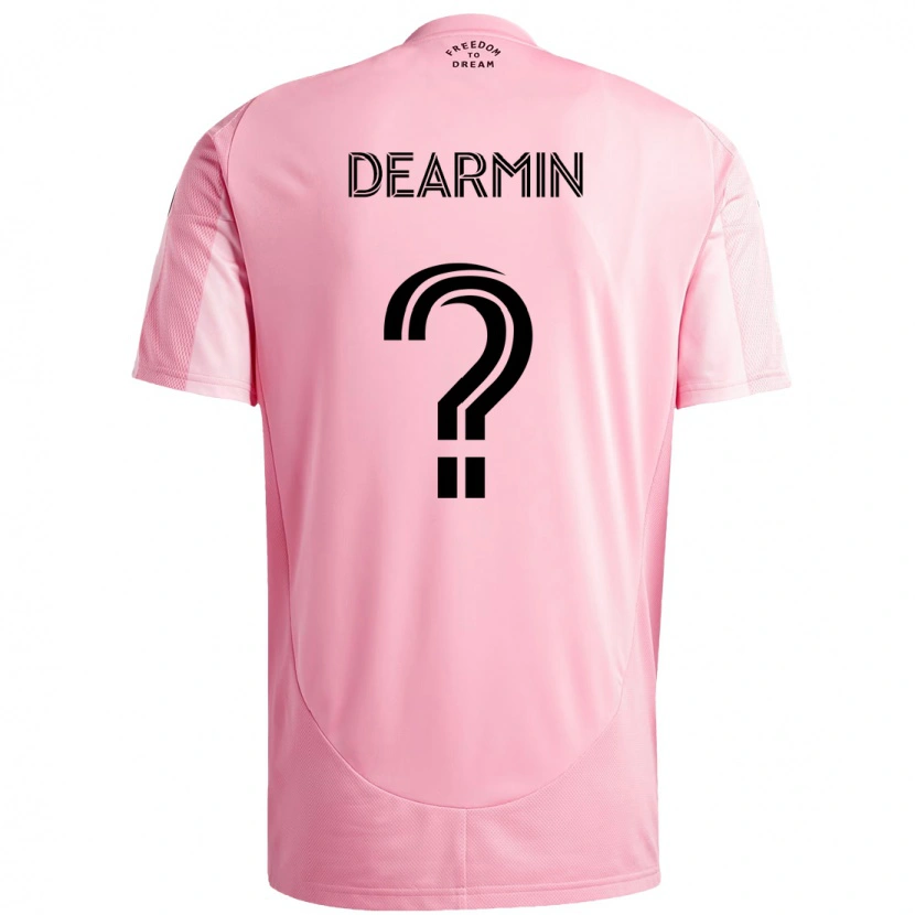 Danxen Pánské Nash Dearmin #0 Černá Růžová Domů Hráčské Dresy 2025/26 Dres