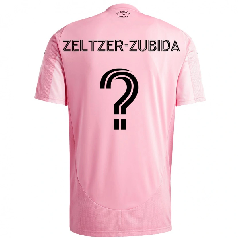 Danxen Pánské Idoh Zeltzer-Zubida #0 Černá Růžová Domů Hráčské Dresy 2025/26 Dres