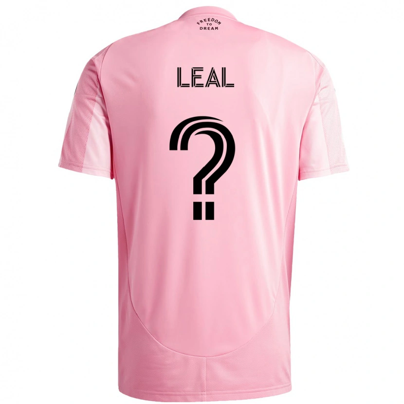 Danxen Pánské Gabriel Leal #0 Černá Růžová Domů Hráčské Dresy 2025/26 Dres